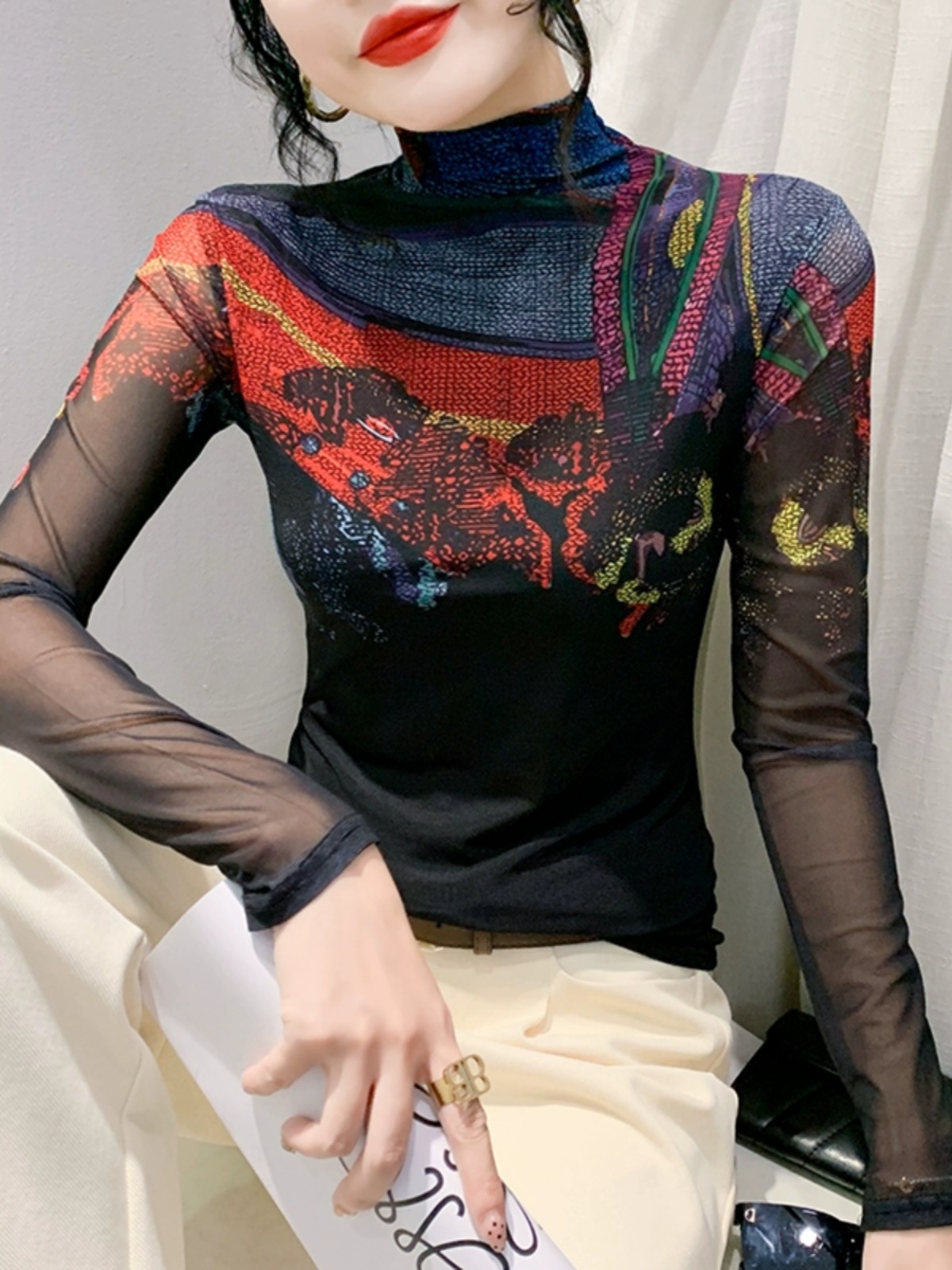 Winter Clothing Layers - Size S-4XL Autumn Double-Layer Mesh T