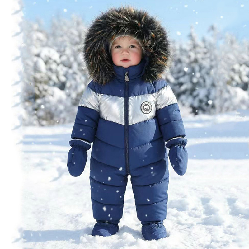 Winter Clothing Baby Girl - Winter Newborn Baby Romper With Gloves