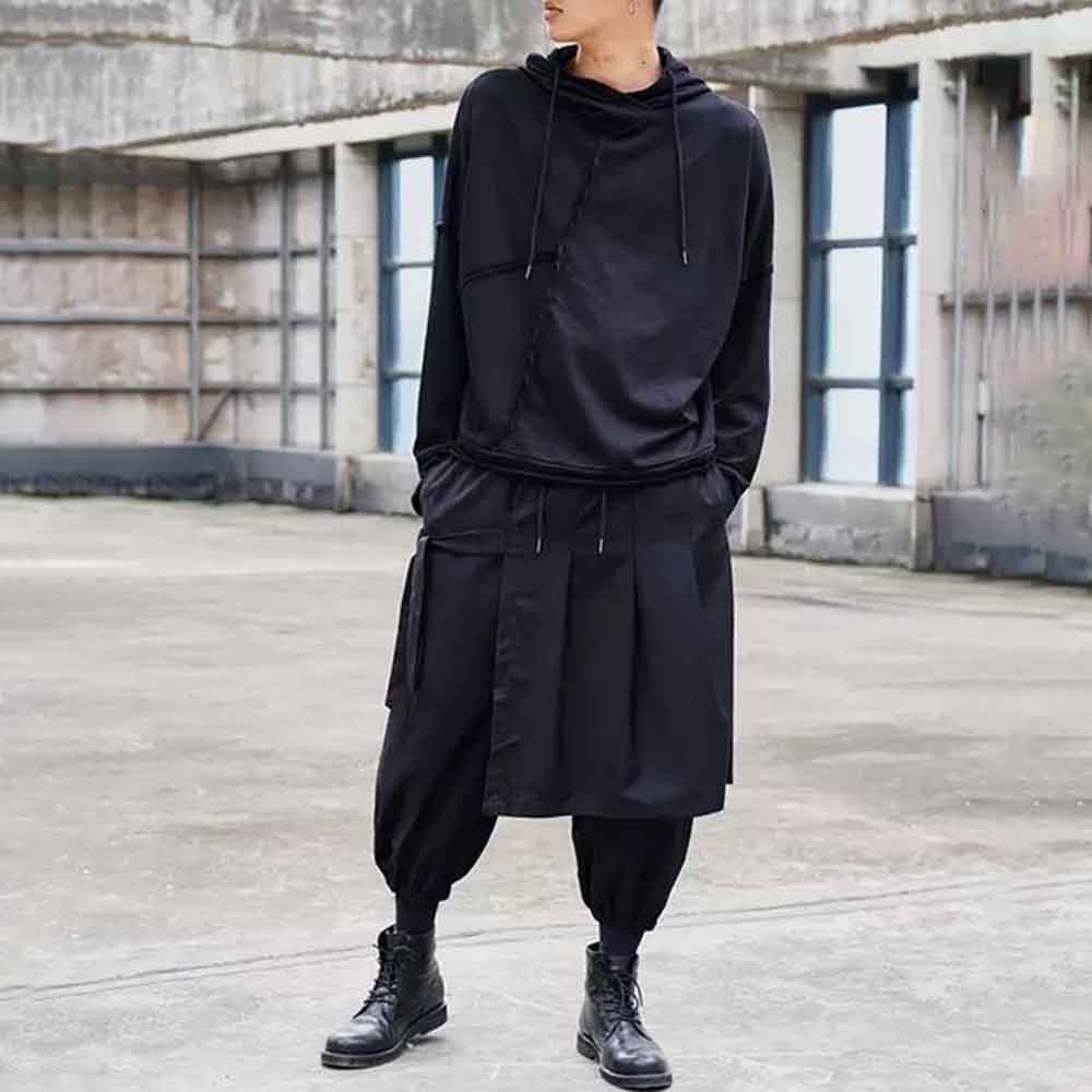 Mens Autumn Harem Pants Irregu - đánh giá và giá Winter Clothing Layers