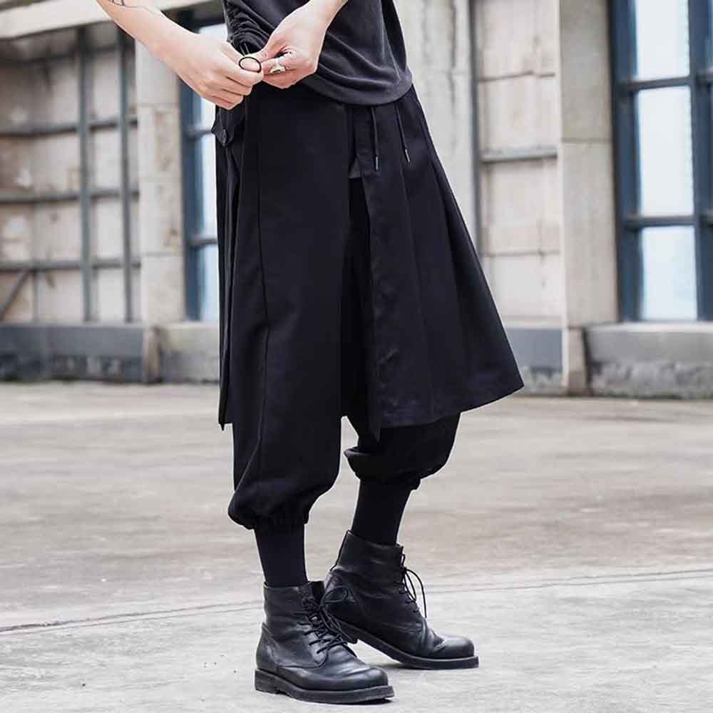 Mens Autumn Harem Pants Irregu - đánh giá và giá Winter Clothing Layers