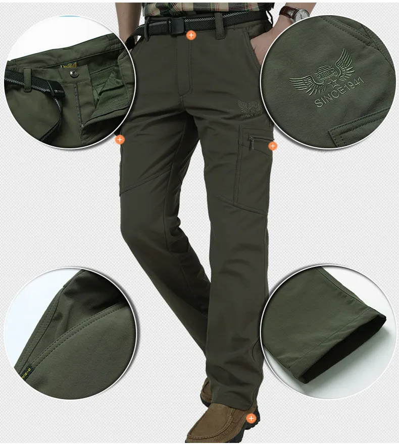 Winter Thick Pants Men Double  - đánh giá và giá Winter Clothing Layers