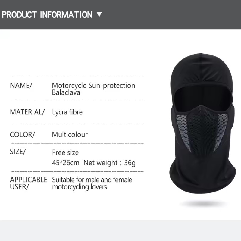 Full Face Mask Cycling Windpro - đánh giá và giá Wool Balaclava Knit