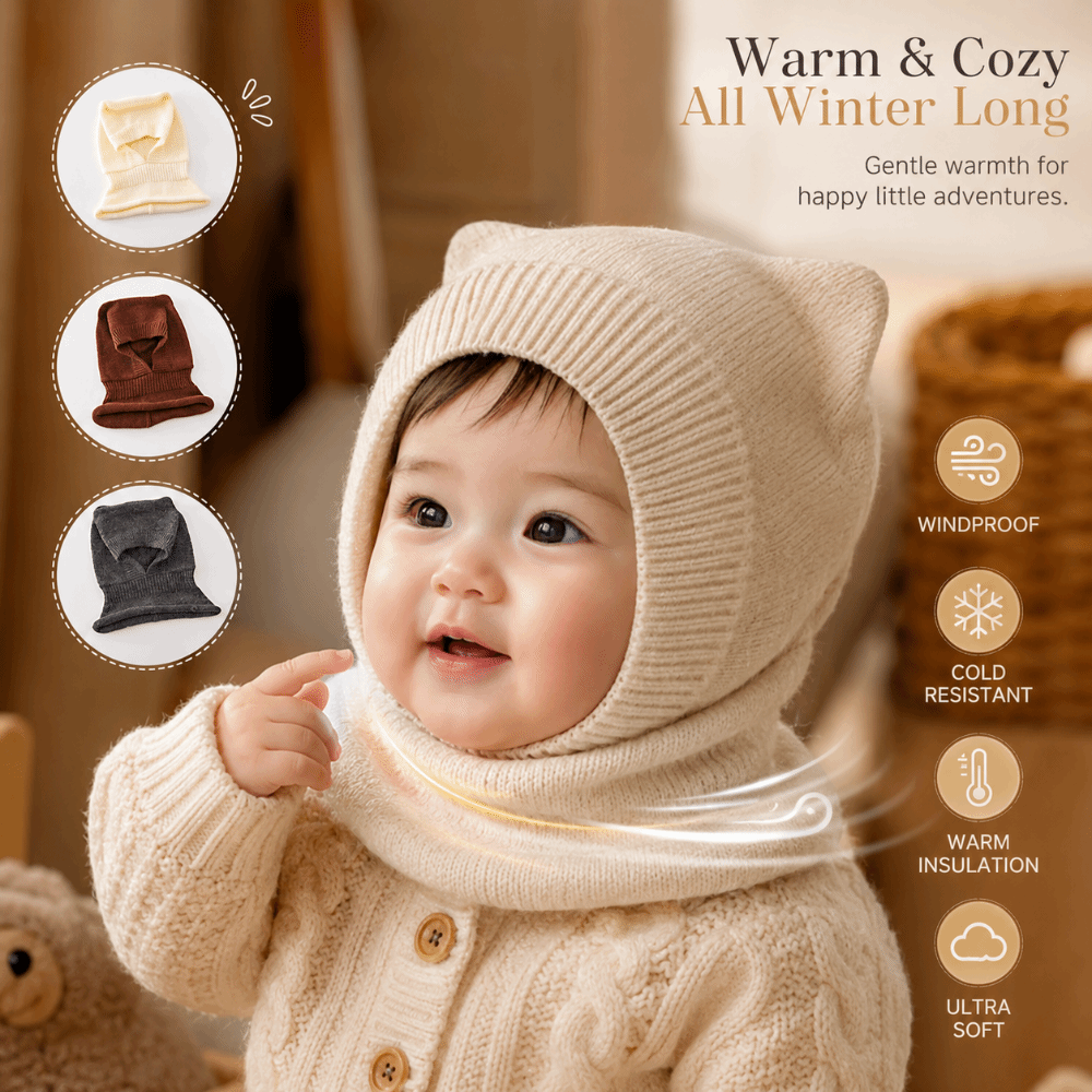 New Warm Woolen Baby Balaclava - đánh giá và giá Wool Balaclava Knit