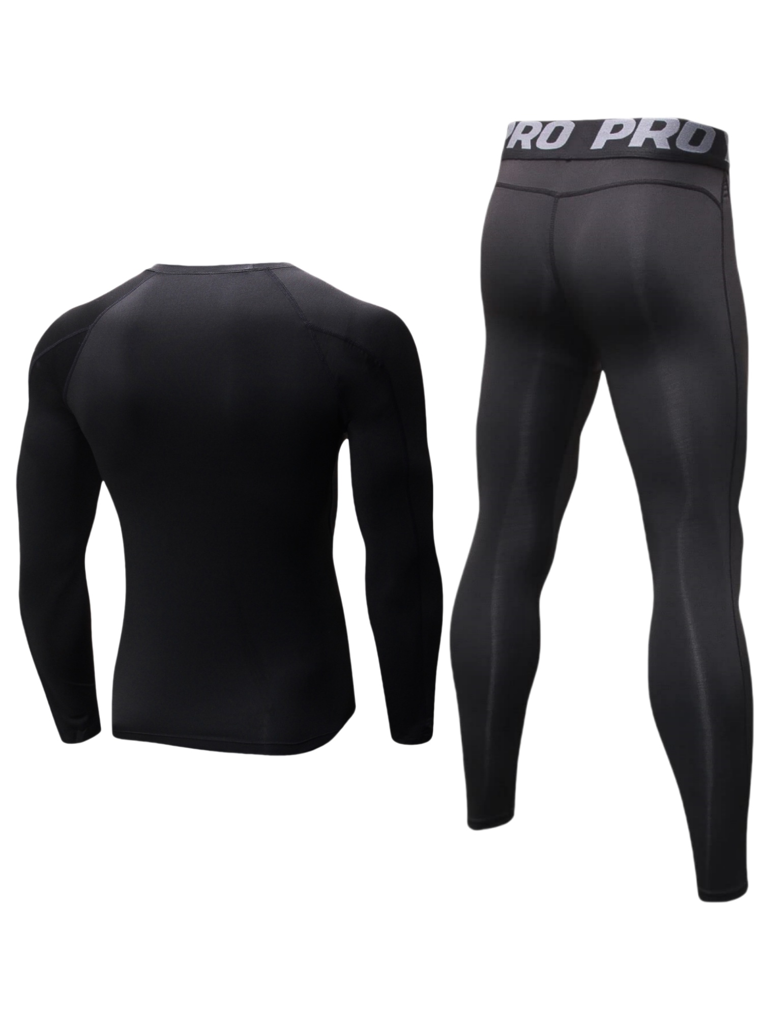 Mens Workout Compression Set P - đánh giá và giá Winter Clothing Layers