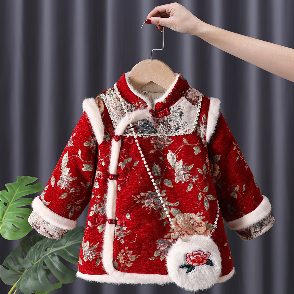 Winter Baby Girls Hanfu Kids P - đánh giá và giá Winter Clothing Baby