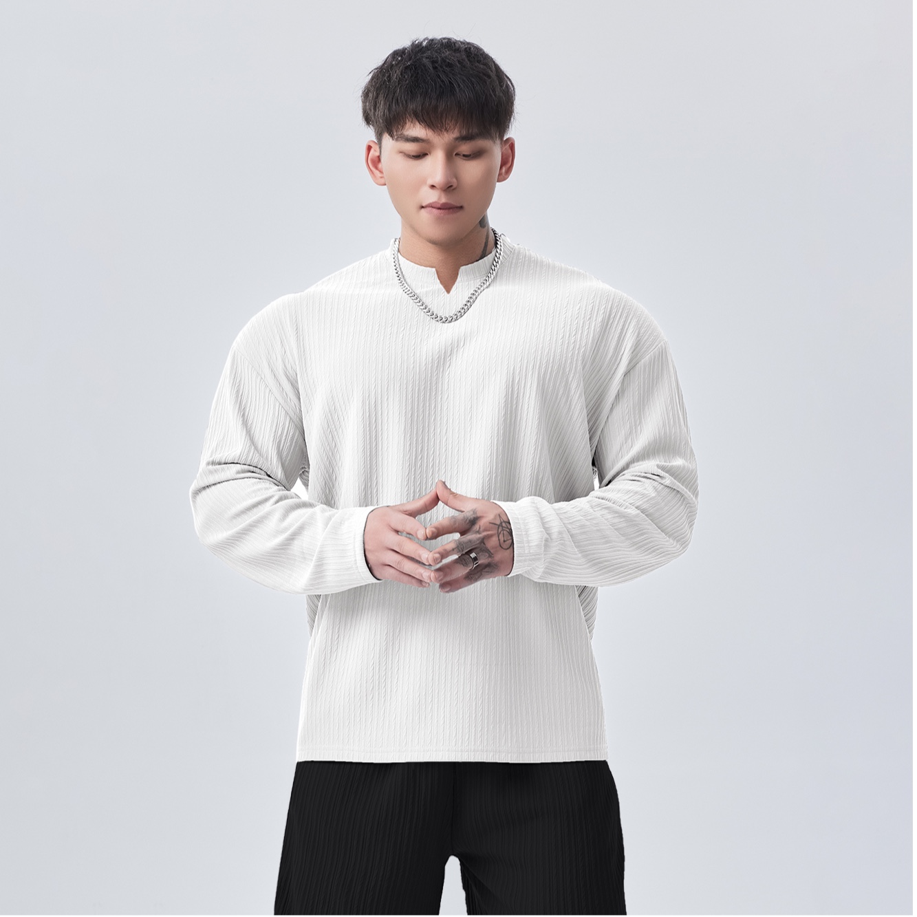 Gymdog Men's Long Sleeve Loose - đánh giá và giá Winter Clothing Layers
