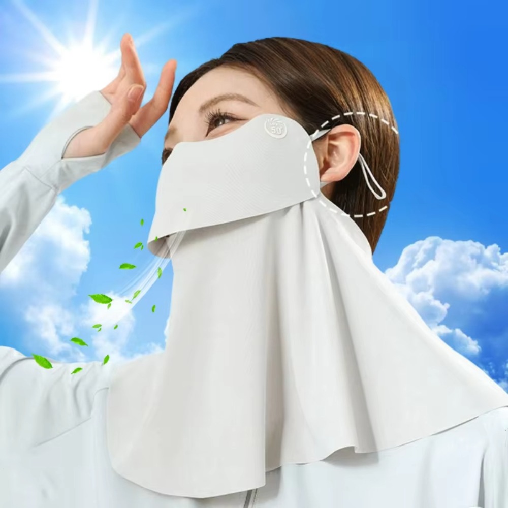 Summer Ice Silk Sun Protection - đánh giá và giá Wool Balaclava Knit