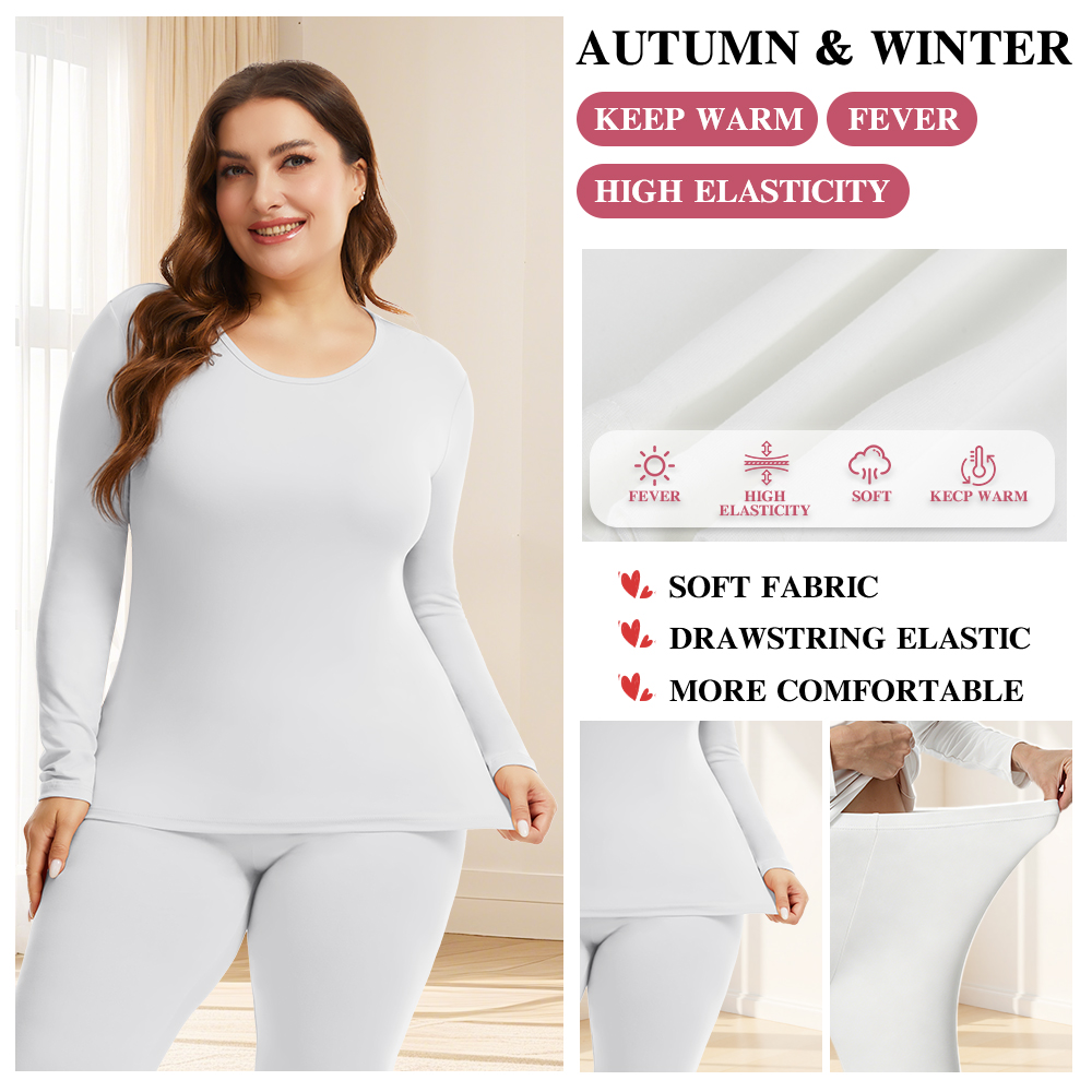 XL-5XL Women's Thermal Underwe - đánh giá và giá Winter Clothing Layers